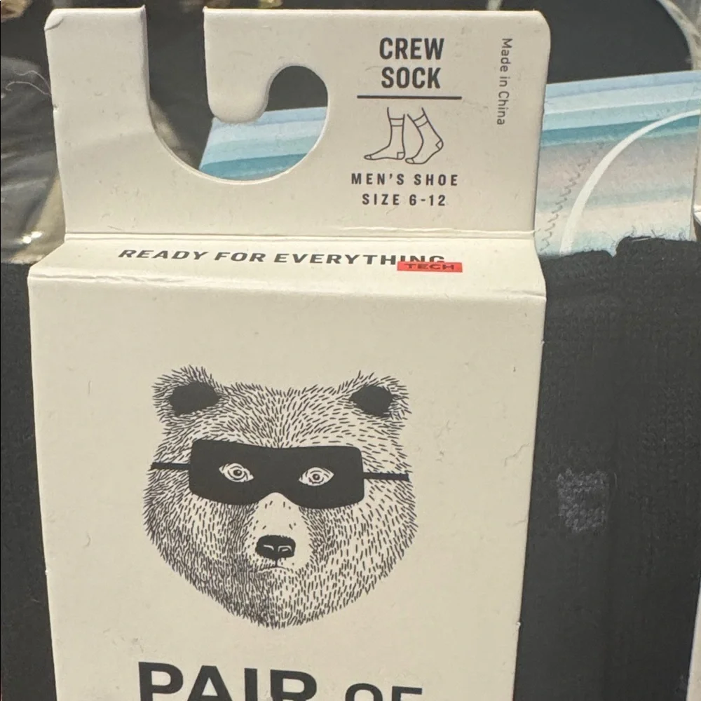 3 pairs of Pair of Thieves Men's Crew Socks size 6-12